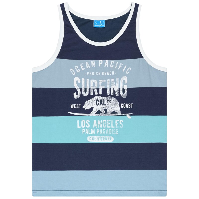 Ocean Pacific Tričko Torrent opálová / aqua modrá / tmavě modrá