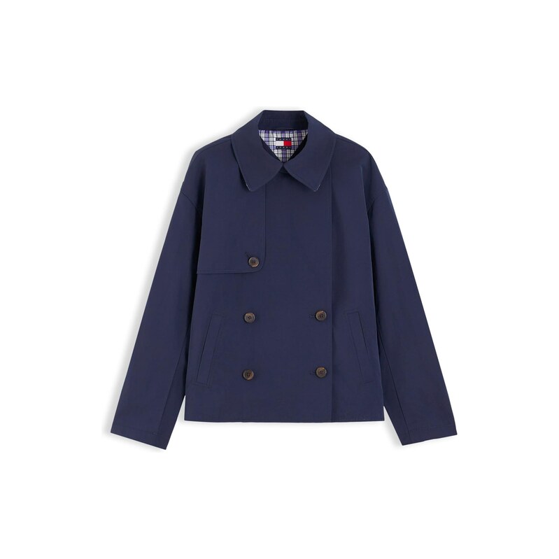 Tommy Jeans Přechodný kabát námořnická modř