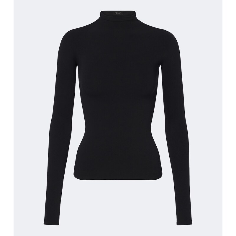 Gucci Jersey turtleneck top