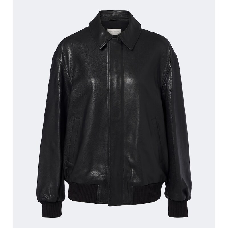 Nour Hammour Toyen leather blouson jacket