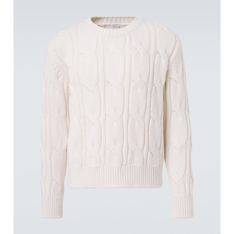 Eleventy Cable-knit wool sweater