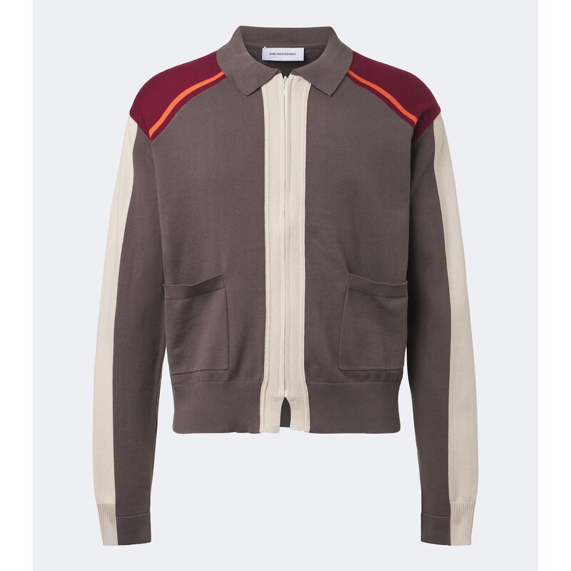 Kiko Kostadinov Munno cotton zip-up cardigan
