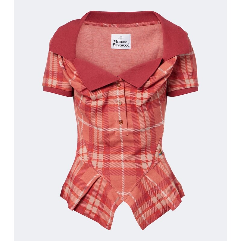 Vivienne Westwood Monday tartan cotton top