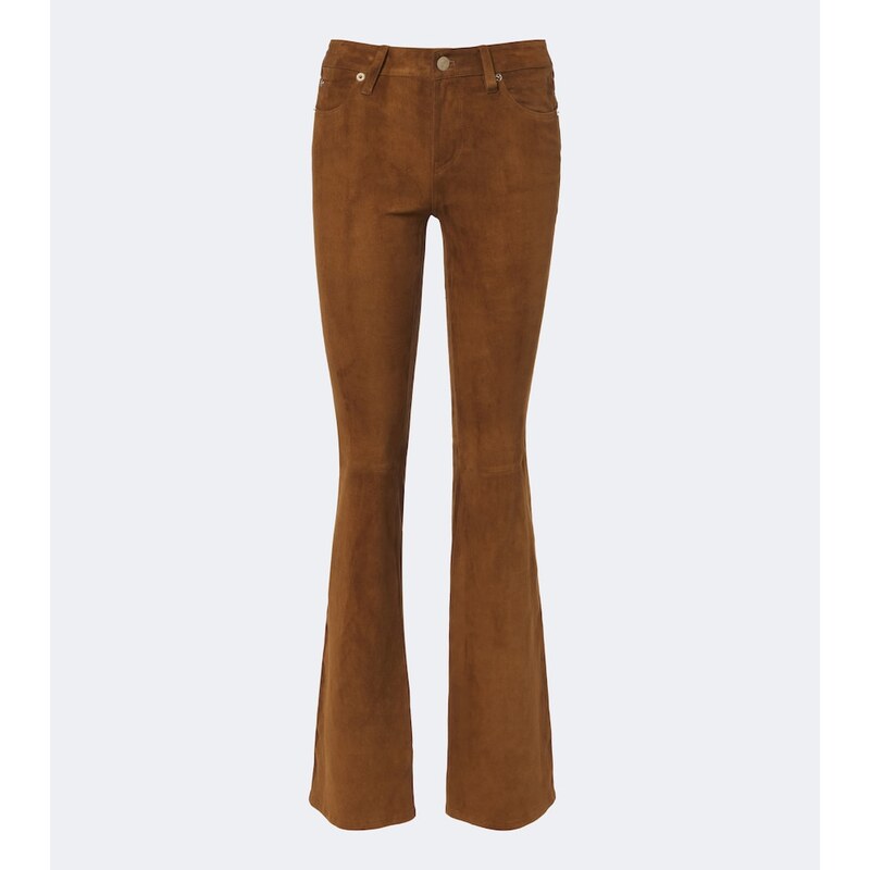 Frame Rodeo suede flared pants