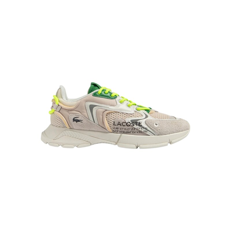 LACOSTE Tenisky Neo béžová / zelená / černá / bílá