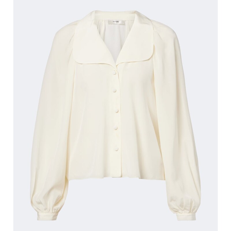 Frame Gala silk georgette blouse