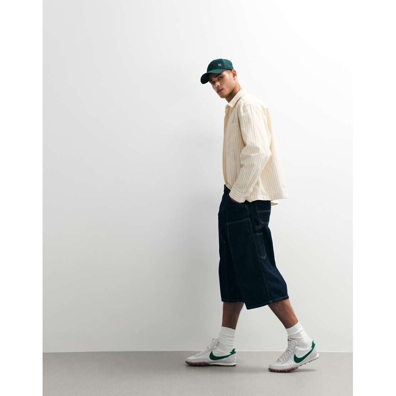 Carhartt WIP OG double knee long short in blue rinsed