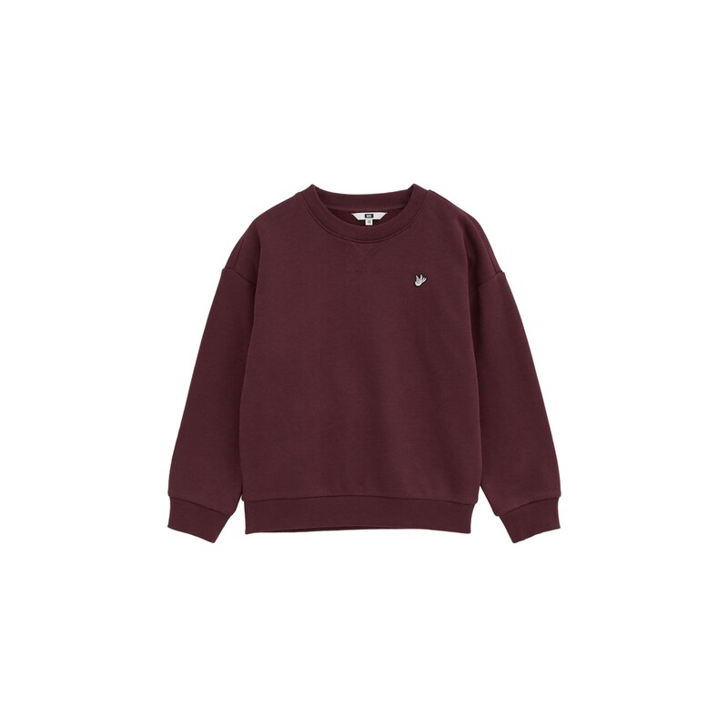 WE Fashion Mikina burgundská červeň