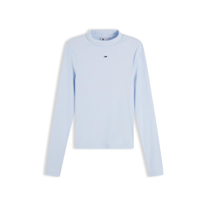 Tommy Jeans Tričko Essential pastelová modrá