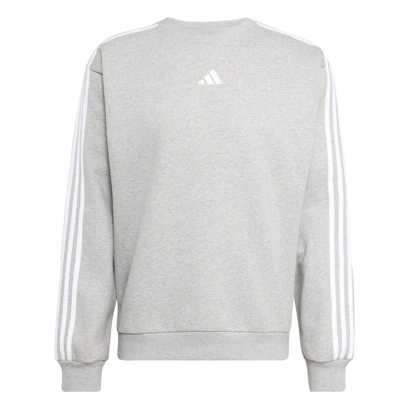 ADIDAS SPORTSWEAR Sportovní mikina světle šedá / bílá