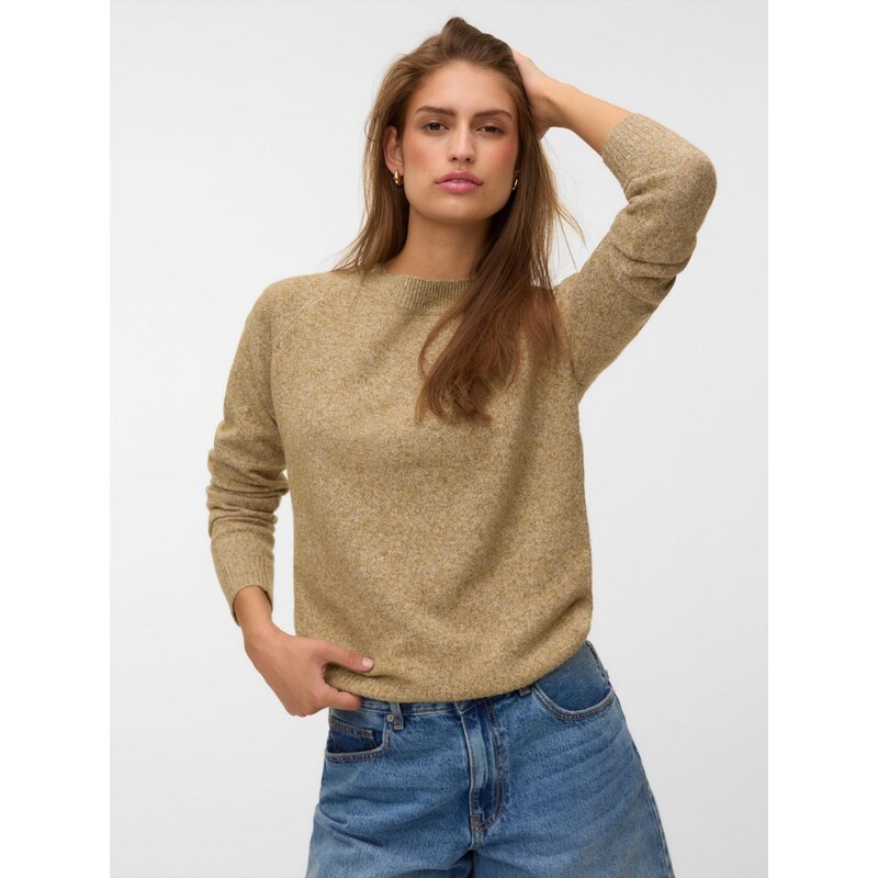 VERO MODA Svetr VMDoffy cappuccino