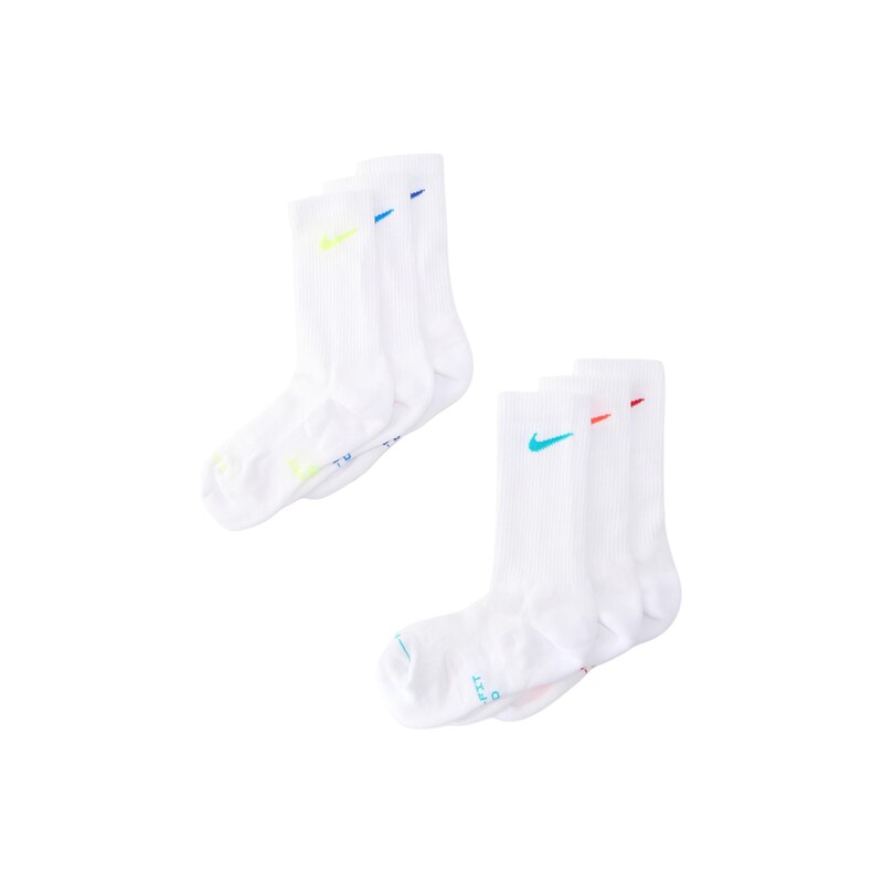 Nike Sportswear Ponožky ED ELVD aqua modrá / oranžová / bílá