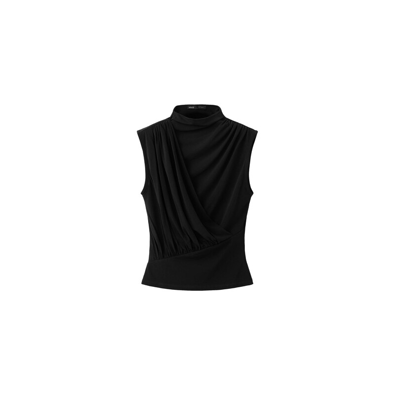 MANGO Top CARMEN černá