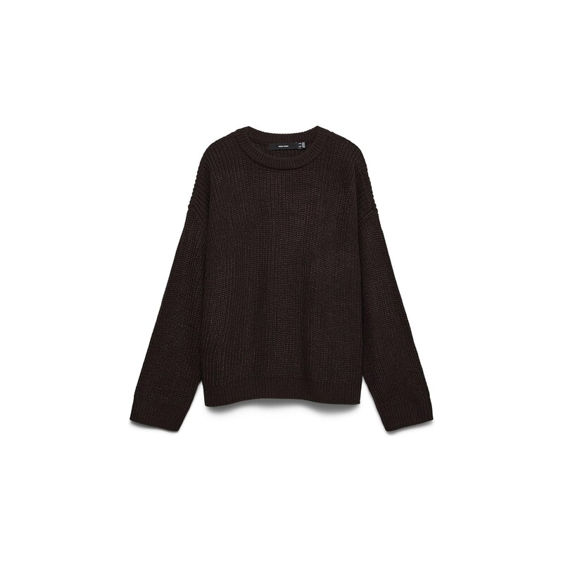 VERO MODA Svetr VMLEA čokoládová