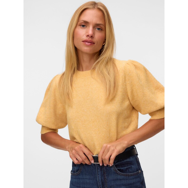 VERO MODA Svetr VMDOFFY hořčicová