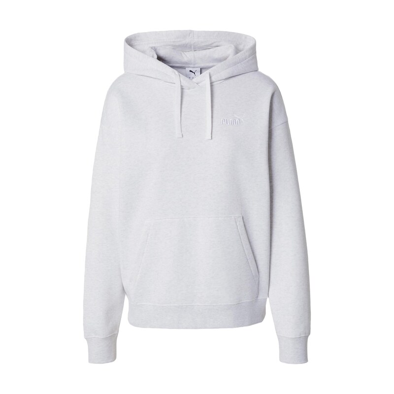 PUMA Sportovní mikina ESS Small No 1 bílý melír