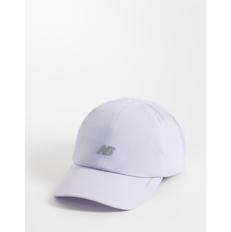 New Balance Fast Days 6 panel cap in lilac-Black