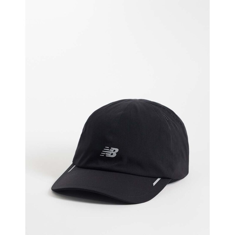 New Balance Fast Days 6 panel cap in black