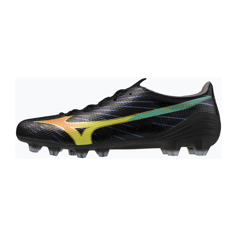 Kopačky Mizuno Alfa III Pro FG black/lava orange/evening