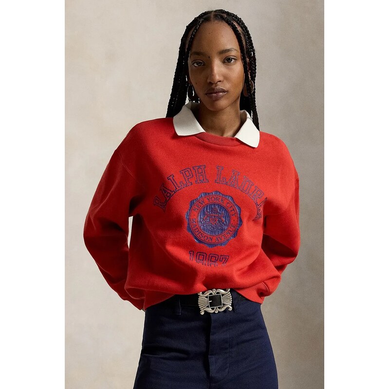 Polo Ralph Lauren mikina dámská s bavlnou