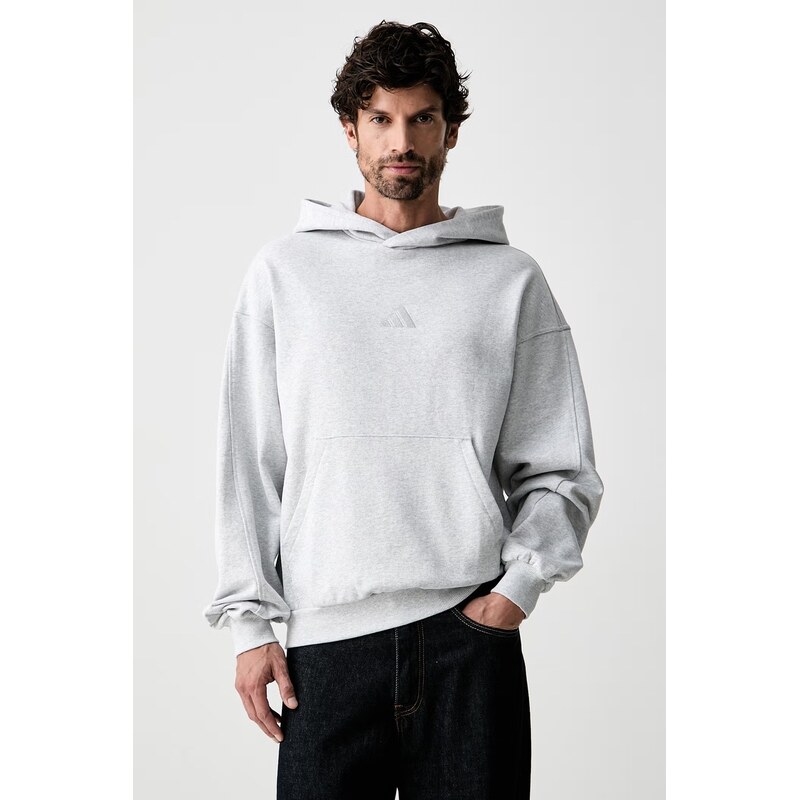 adidas mikina s kapucí pánská bavlněná