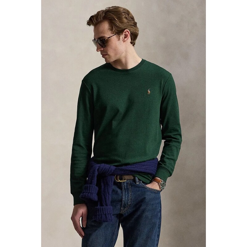 Polo Ralph Lauren tričko s dlouhým rukávem pánské bavlněné