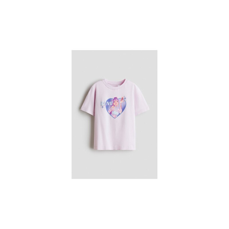 H&M - Bavlněné tričkos tištěným motivem - Purple/K-Pop Demon
