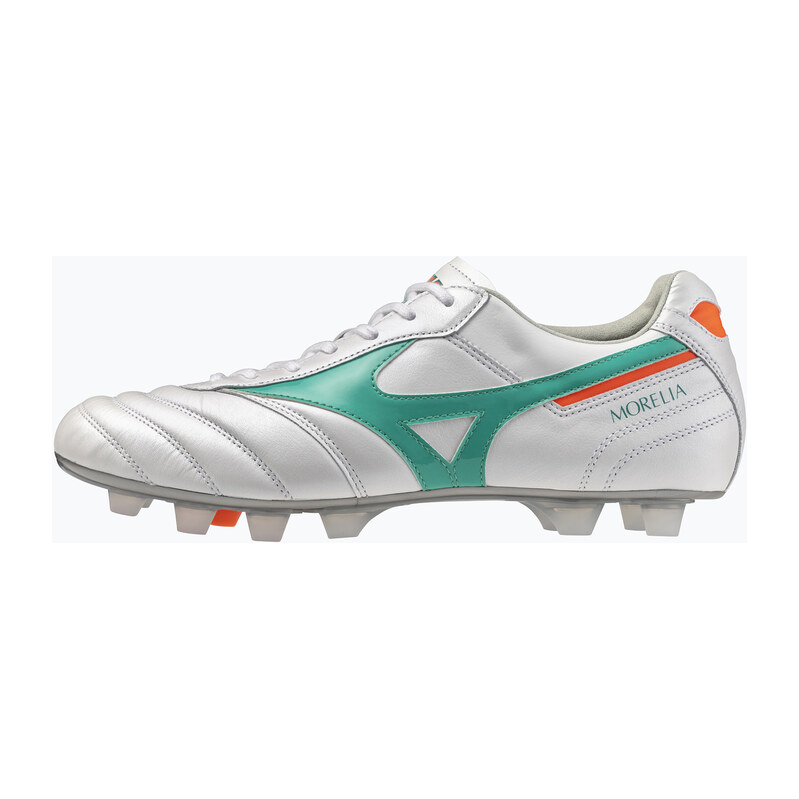 Kopačky Mizuno Morelia II Japan FG white/arcadia/lava orange