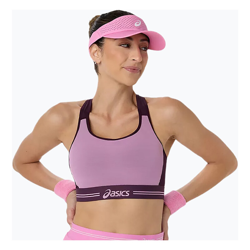 Sportovní podprsenka ASICS Game Compression Bra Dark Aubergine