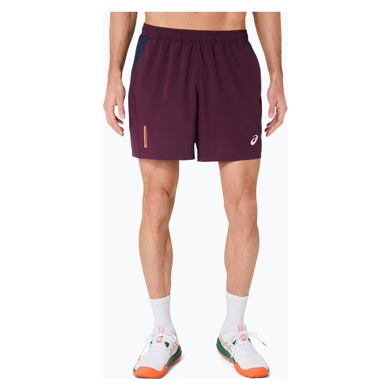 Pánské tenisové šortky ASICS Padel Court 7IN dark aubergine