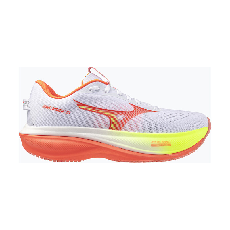 Dámské běžecké boty Mizuno Wave Rider 30 white/flamingo coral