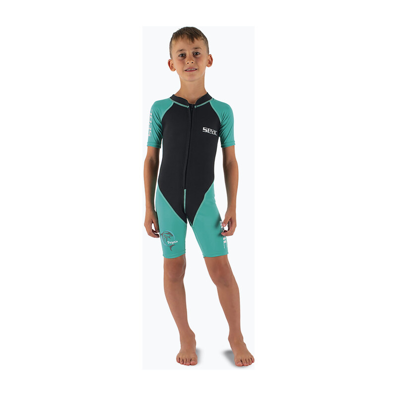 Dětský plavecký neopren SEAC Dolphin Shorty 1,5 mm black/tiffany