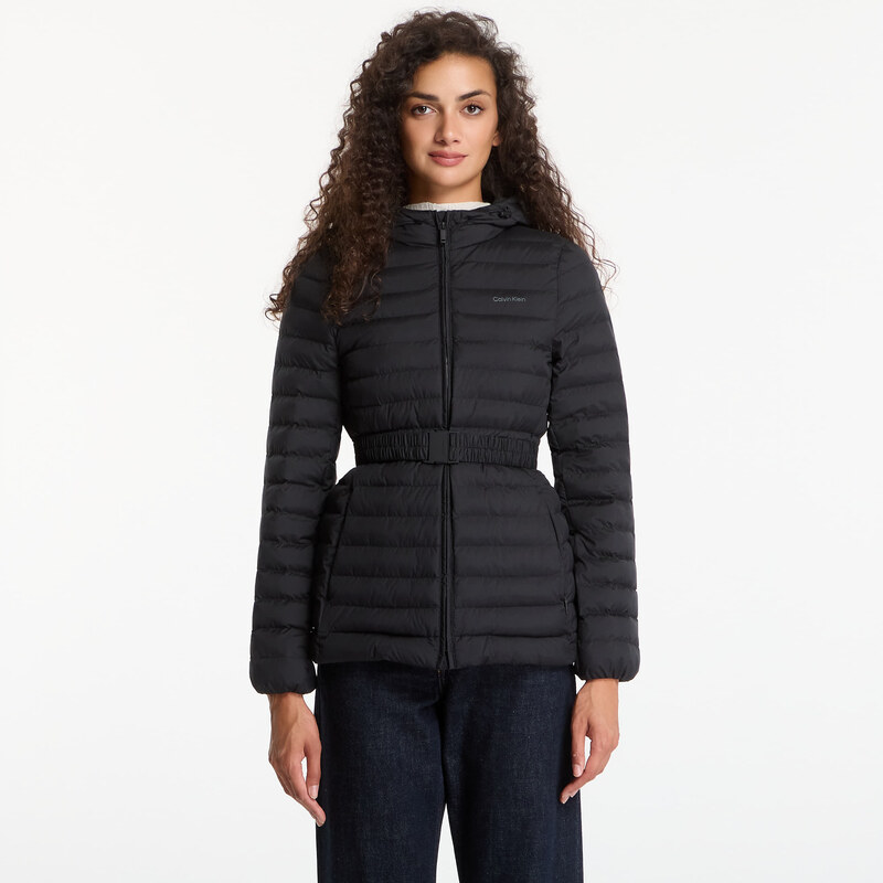 Bunda Calvin Klein Ulw Belted Puffer Jacket Black XS
