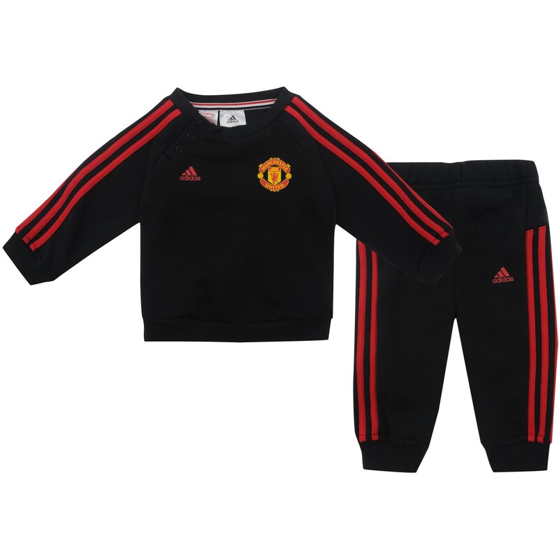 Sportovní souprava adidas Man Uunited Football Club Jogger Suit dět. černá