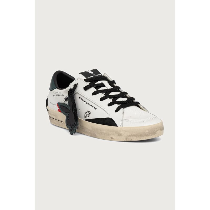 Crime London DECONSTRUCTED sneakers boty pánské kožené