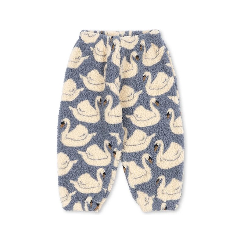 Konges Sløjd tepláky dětské fleecové JODY PANTS GRS