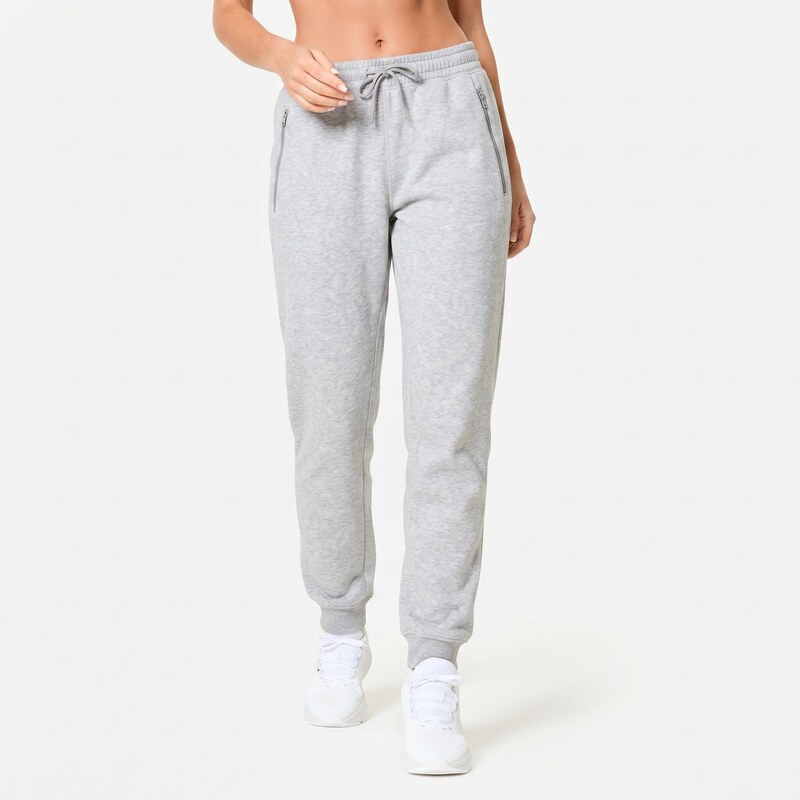 DOMYOS Dámské slim fitness tepláky z meltonu