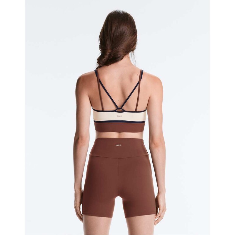 OYSHO Contrast colour block medium-support comfortlux sports bra