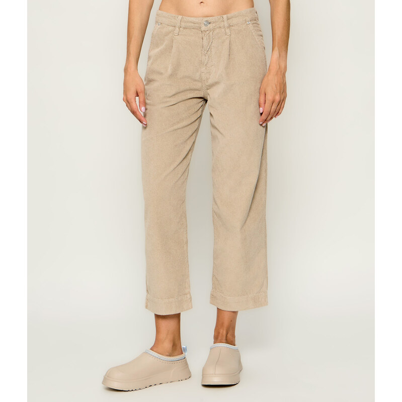 Joop! Kalhoty Edda-C-D | Tapered fit | manšestr