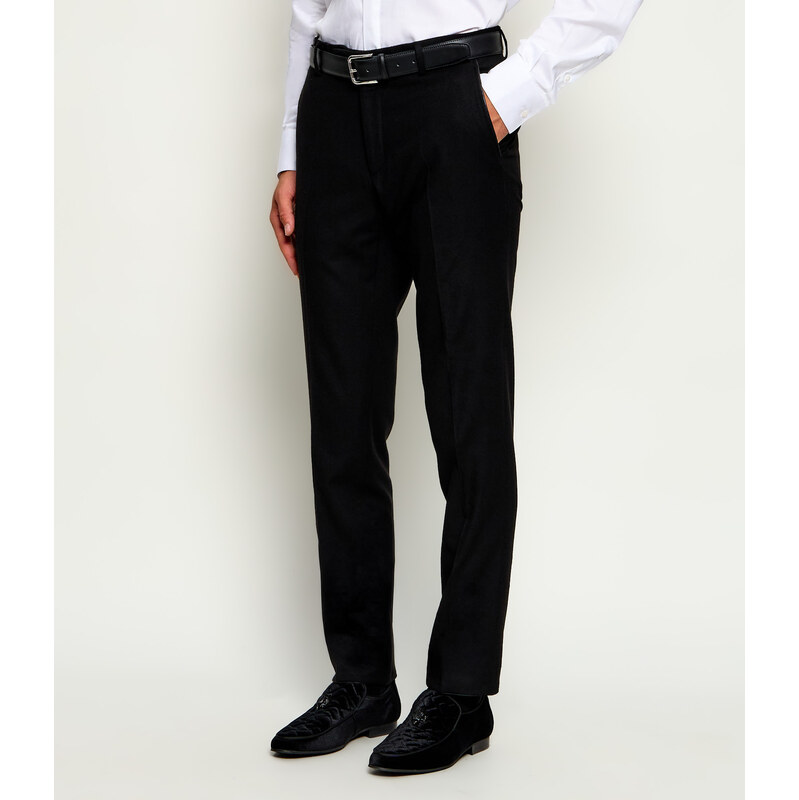 Karl Lagerfeld Kalhoty chino | Tapered fit | s příměsí vlny
