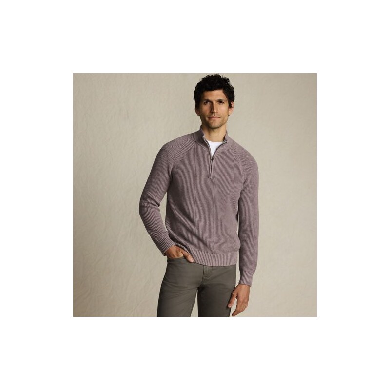 Tall Drifter Quarter Zip Jumper, Men, size: XXL, tall, Brown,