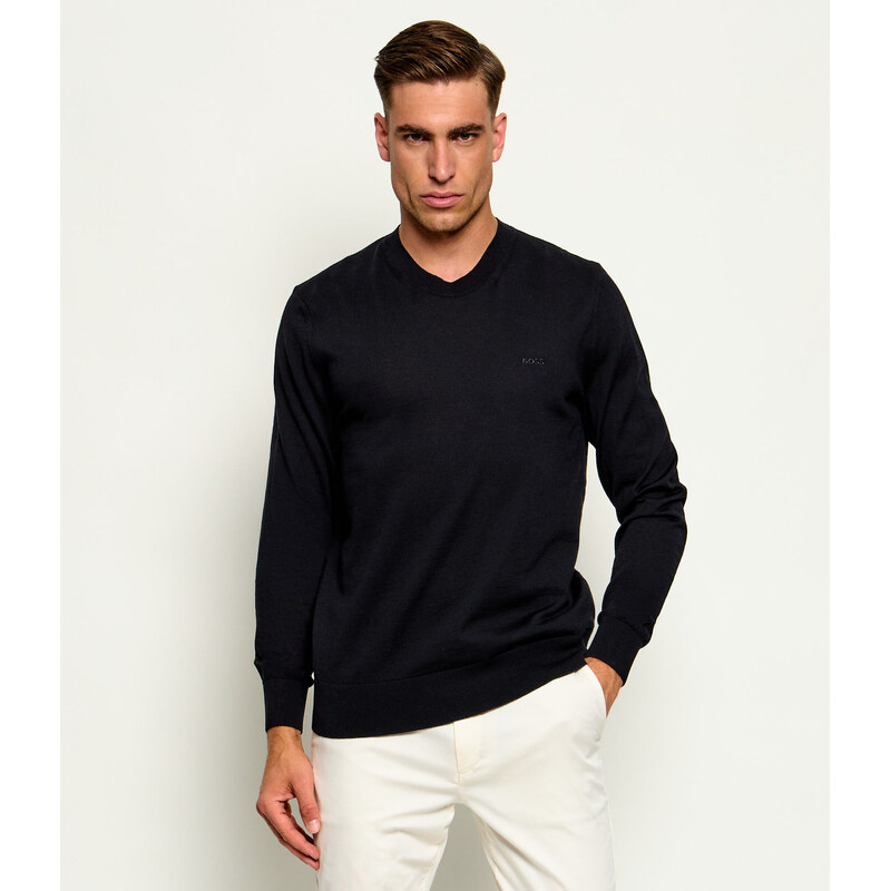 BOSS BLACK Vlněný svetr H-Leno-L | regular fit
