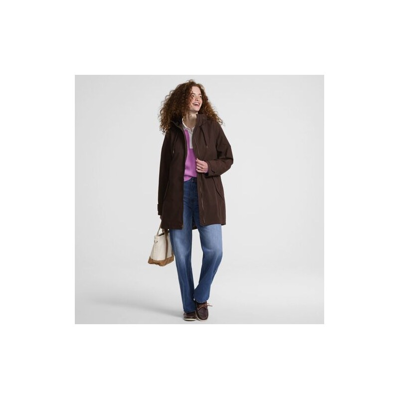 Squall A-Line Rain Jacket, Women, size: L, regular, Brown, Nylon