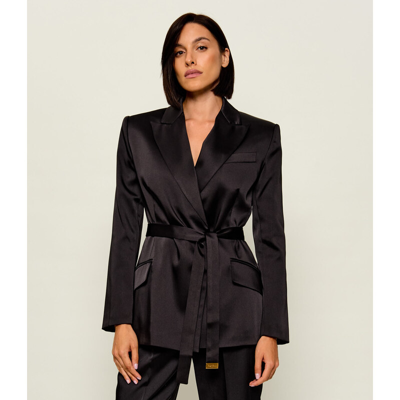 Elisabetta Franchi Saténová sako | regular fit
