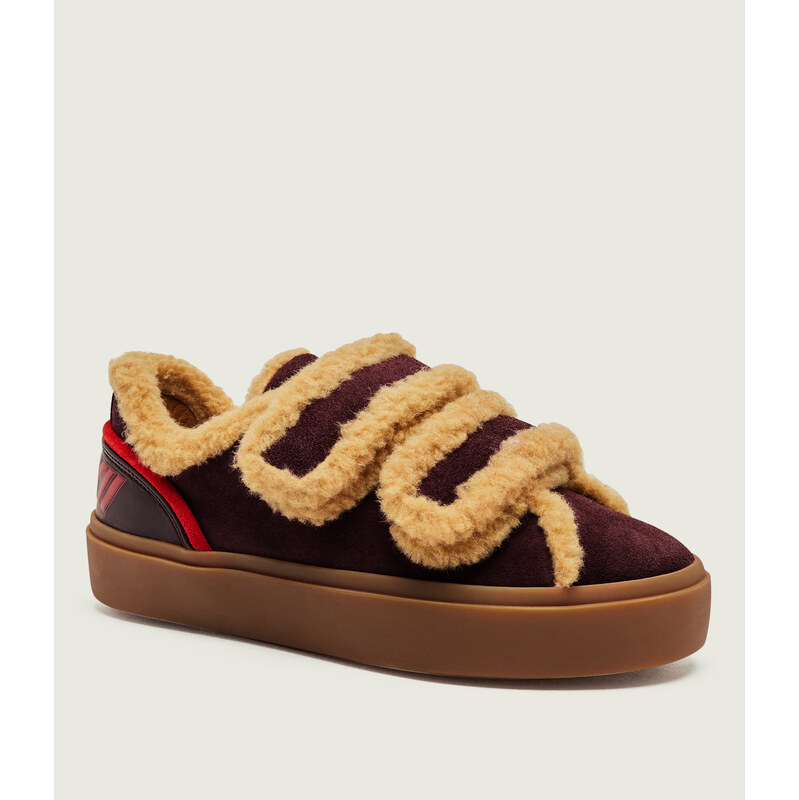 INUIKII Tenisky Lila | shearling | zamsz
