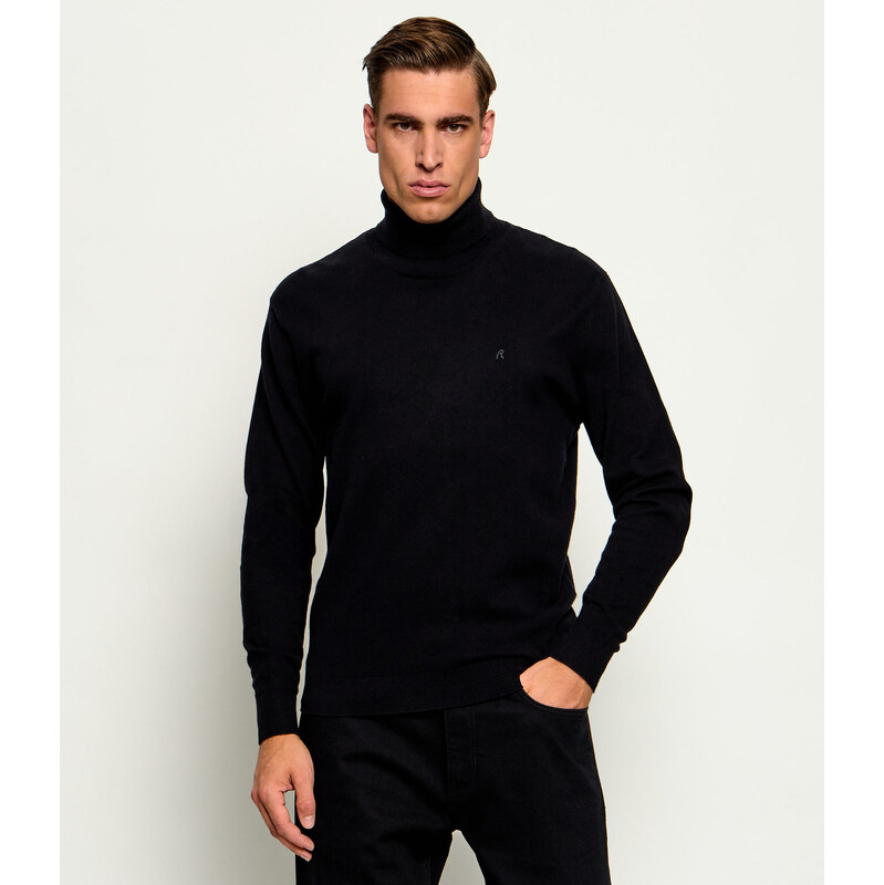 Replay Rolák Mesh | regular fit | s příměsí kašmíru