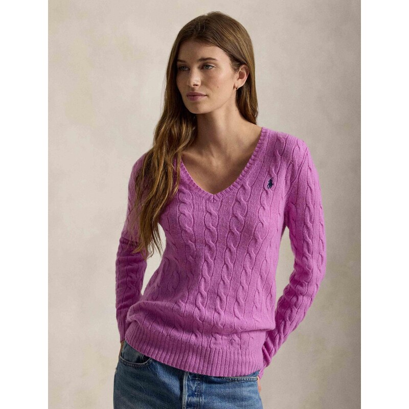 POLO RALPH LAUREN Vlněný svetr Kimberly | Slim Fit | s příměsí