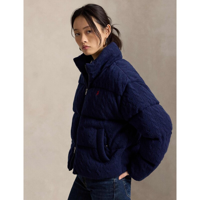 POLO RALPH LAUREN Vlněná bunda | regular fit | s příměsí kašmíru