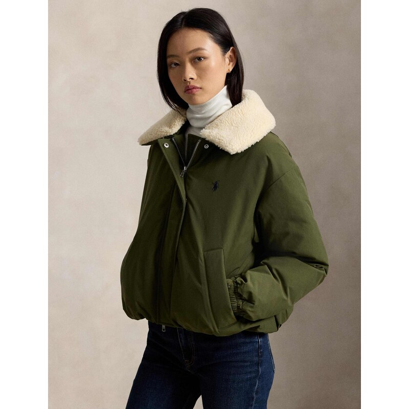 POLO RALPH LAUREN Péřová bunda | Loose fit | shearling