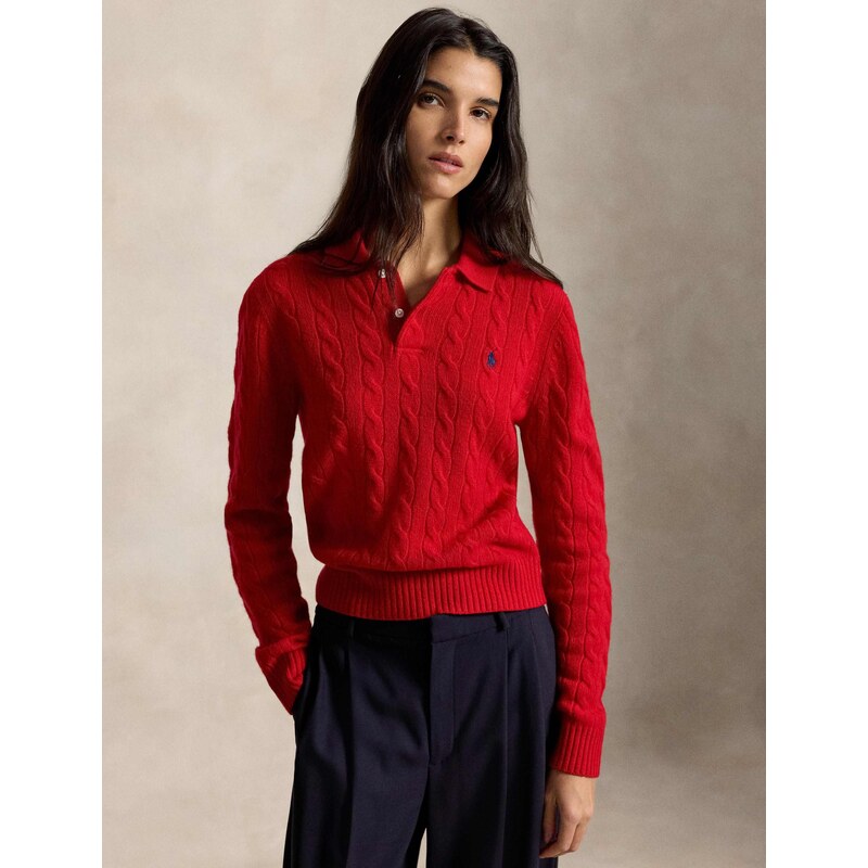 POLO RALPH LAUREN Vlněný svetr | Slim Fit | s příměsí kašmíru